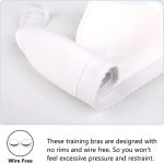 ⁦حمالات صدر رياضية للبنات والمراهقين من سن 8-10، 10-12، 12-14، 14-16 سنة، حمالة صدر قطنية لاسلكية مبطنة خفيفة⁩ - الصورة ⁦5⁩