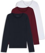 بوس ملابس داخلية كلاسيكية باكمام طويلة للرجال من ليشيرترن، 3 قطع