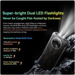 ⁦هاتف ذكي متين BV8100 هيليو G99 6.5 انش 2.4K FHD+ 120Hz 24 (8+16) GB RAM 256GB 50MP 8800mAh 45 واط اندرويد 14⁩ - الصورة ⁦4⁩