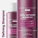 بير اناتومي شامبو كيرل ديفينينج | يحافظ على التجعيد وحماية مرتين من التجعد لمدة 48 ساعة | مدعوم بزيت جوز الهند وحمض الهيالورونيك وزيت الخروع | خالي من الكبريتات والبارابين | للنساء والرجال | 250 مل