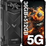 جوال في ماكس بلس متين 5G، 22000mAh 16GB+512GB، اندرويد 14، رؤية ليلية 200MP+32MP+20MP، شاشة 6.55 انش FHD+120Hz IPS، مقاوم للماء IP68/IP69K، NFC/OTG (اسود)