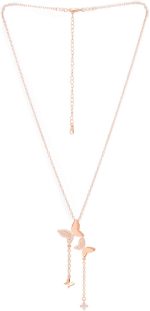 ⁦يلو تشايمز أحدث صيحات الموضة من الستانلس ستيل المطلي بالذهب للنساء والفتيات (تصميم 8)⁩ - الصورة ⁦3⁩