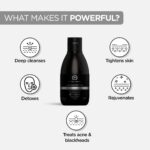 ⁦ذا مان كومباني مجموعة ديتان للوجه - غسول الوجه بالفحم، مقشر الفحم، كريم ترطيب الوجه اليومي، افضل عناية بالديتان - عبوة من 3 قطع⁩ - الصورة ⁦5⁩