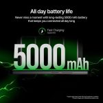 ⁦اينوي A54 سبكتر 6.75 انش، 4G LTE، HD+، معالج MTK G88 2.0GHz، ذاكرة RAM 12GB (دمج ذاكرة 4+8GB) + روم 128GB، 50MP + 2MP + كاميرا ثلاثية احادية اللون بالذكاء الاصطناعي، تيتانيوم اسود، ضمان 777 يوم⁩ - الصورة ⁦6⁩