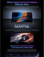 ⁦هاتف ذكي هايبر 7 برو مقاوم للماء، اندرويد 14 + 5G، 200MP، 36GB + 256GB، شاشة 6.6 انش FHD، 10800mAh، 33 واط، جوال مقاوم للماء⁩ - الصورة ⁦2⁩