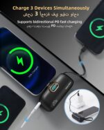 ⁦باور بانك صغير 5000 مللي امبير في الساعة⁩ - الصورة ⁦6⁩