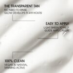 ⁦موس ماء برونزي نقي ذاتي للتسمير من سانت تروبيز، 100% نظيف وصديق للنباتيين، رغوة تسمير خفيفة الوزن مع رائحة استوائية، 170 مل⁩ - الصورة ⁦4⁩