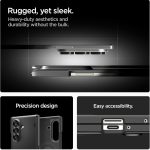 ⁦سبايجن جراب سليم ارمور برو ماج فيت لهاتف سامسونج جالاكسي Z فولد 7 [متوافق مع ماج سيف] غطاء (2025) تغطية مفصلية - اسود⁩ - الصورة ⁦8⁩