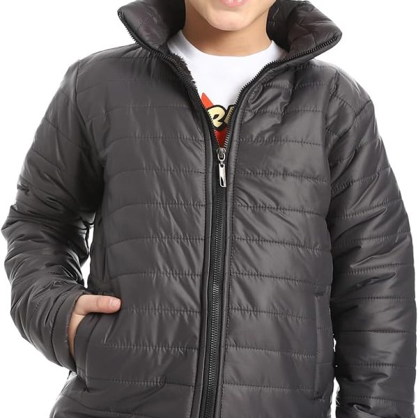 جاكيت مبطن مقاوم للماء مع جاكيت فرو للاولاد