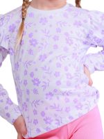 ⁦تيشيرتات للبنات الصغيرات من نويجو - تيشيرتات مطبوعة لابنتك / فتاتك مصنوعة من القطن العضوي بنسبة 100%، مريحة (ابيض)⁩ - الصورة ⁦4⁩