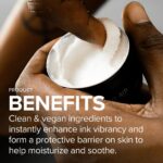 ⁦ماد رابيت بلسم التاتو وكريم العناية اللاحقة - تحسين اللون الذي ينعش الوشم القديم، يرطب التاتو الجديد، مصنوع من مكونات نظيفة + خالي من البترول، لوشن مرطب ومشرق للوشم اليومي⁩ - الصورة ⁦3⁩