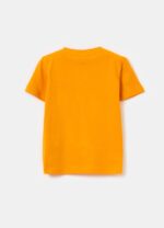 ⁦OVS تيشرت قطن مطبوع للاولاد 2060911-برتقالي⁩ - الصورة ⁦3⁩