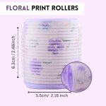 ⁦مجموعة بكرات شعر متوسطة وصغيرة من ايلور، 12 قطعة من بكرات الشعر ذاتية الإمساك 40 ملم و30 ملم و12 قطعة من مشابك تقسيم منقار البطة لصالونات الحلاقة وتصفيف الشعر (متنوعة)⁩ - الصورة ⁦2⁩