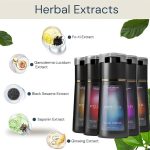 ⁦شامبو صبغ الشعر، شامبو صبغة فورية 3 في 1 للشعر الابيض، شامبو صبغة شعر لتغطية الشعر، يحافظ على الشعر صحيا ولامعا (بني داكن)⁩ - الصورة ⁦2⁩