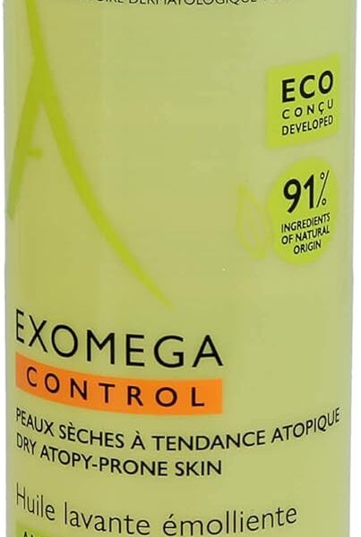 زيت الاستحمام المطري اكسوميجا كونترول من اديرما | يدعم مضاد للخدش | يقلل من الجفاف ويهدئ التهيج | 200 مل