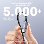 ⁦كابل طابعة يو اس بي نوع سي الى بي بطول 1 متر من يوجرين، كيبل طابعة كانون، اتش بي، سلك نوع بي متوافق مع ماك بوك الجديد، ديل اكس بي اس 15 13، اتش بي سبكتر X2، جوجل كروم بوك بيكسل، مايكروسوفت سيرفس برو⁩ - الصورة ⁦3⁩