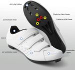 ⁦حذاء ركوب الدراجات على الطرق للرجال والنساء من بايسكل مع مشبك دلتا - متوافق مع بيلوتون شيمانو اس بي دي اند لوك ارك دلتا - مثالي لدراجات سباق الطرق الداخلية⁩ - الصورة ⁦2⁩