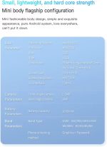 ⁦هاتف ذكي اندرويد صغير بشاشة HD مقاس 3 انش وذاكرة RAM 2GB وذاكرة تخزين 16GB، لون ازرق، نوع سي، كاميرا مزدوجة⁩ - الصورة ⁦3⁩