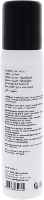 ⁦Diego dalla Palma Makeup Fixer - Fixing Spray - Special Formula - Rich In Hydrating Active Ingredients - Leaves Skin Soft And Free To Breathe - Extremely Comfortable - For All Skin Types - 3.4 Oz⁩ - الصورة ⁦2⁩