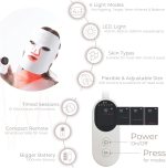 ⁦ستايل برو قناع وجه باضاءة LED من ويفلينجث - متعدد الاوضاع للعناية بالبشرة مع ضوء احمر وازرق بالاشعة تحت الحمراء القريبة للتجاعيد والعيوب - مرن، قابل لاعادة الشحن، سهل الاستخدام، مصمم في المملكة⁩ - الصورة ⁦5⁩