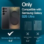 ⁦جيتك واقي شاشة لموبايل سامسونج جالاكسي S25 الترا شبكة الجيل الخامس 5G مع واقي عدسة الكاميرا، طبقة من الزجاج المقوى، متوافق مع معرف بصمة الاصبع، شفاف HD، عبوتان لكل منها⁩ - الصورة ⁦3⁩
