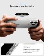 ⁦سبايجن جراب الترا هايبرد مصمم لموبايل ايفون 17 برو (2025) - شفاف كريستالي⁩ - الصورة ⁦6⁩