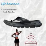 ⁦شبشب تدليك القدم المريح من لايف بالانس مع دعم قوس القدم لتخفيف الالام ونعال تقويم العظام وشرائح تدليك القدم بالضغط الابري ودعم التهاب اللفافة الاخمصية للرجال⁩ - الصورة ⁦4⁩