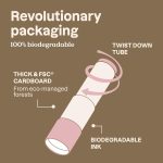 ⁦اتيتيود قلم ملمع شفاه شير من اوشنلي، معتمد من اي دبليو جي، خالي من ثاني اكسيد التيتانيوم، مكياج وتجميل نباتي، لم يتم اختباره على الحيوانات، خالي من البلاستيك، هابي بيري، 0.12 اونصة⁩ - الصورة ⁦5⁩