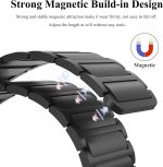 ⁦سوار سيليكون متطور لساعة سامسونج جالاكسي 7/6/5/4 مقاس 40/44 ملم، سوار ساعة جالكسي اف اي 40 ملم، 20 ملم، سوار بديل مغناطيسي لساعة جالكسي 7/6/5/4 للنساء والرجال⁩ - الصورة ⁦2⁩