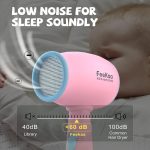 ⁦مجفف شعر للاطفال من فيكا، زهري، 500 واط، خفيف الوزن، حرارة لطيفة، امن للاطفال، تصميم مضاد للحروق⁩ - الصورة ⁦5⁩