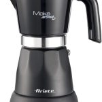 ماكينة تحضير القهوة موكا بوت كهربائية سعة 6 اكواب من اريتي - قاعدة دعم 360 درجة، ماكينة تحضير اسبريسو، نمط ايطالي كلاسيكي - سهلة الاستخدام والتنظيف - مثالية للمنزل والمكتب (اسود)، ART1368