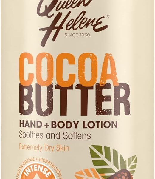 كوين هيلين لوشن لليدين والجسم بزبدة الكاكاو 907 غرام/ 32 اونصة