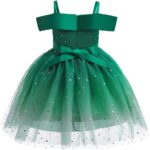 ⁦سيشيك فستان انيق للبنات من الساتان للمناسبات الخاصة للاطفال بعمر 2-10 سنوات⁩ - الصورة ⁦2⁩