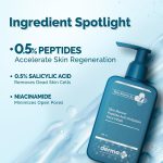 ⁦ذي ديرما كو. غسول وجه مضاد للتلوث بالببتيد من اكس دكتور في | يزيل التلوث والاوساخ والشوائب بلطف | يعزز تجديد البشرة وترطيبها والكولاجين | خالي من الكبريتات والبارابين، 100 مل⁩ - الصورة ⁦5⁩