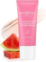 دوت اند كي كريم ستروب من واترميلون فريش ان ذا سبوت | كريم اشراق بشرة الوجه | مرطب وهايلايتر للوجه | للتوهج الفوري الندي | يعزز الترطيب | لجميع انواع البشرة | للنساء والرجال | 30 مل