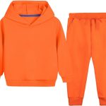 طقم ملابس من الصوف للفتيات مكون من قطعتين من دونشانفوي، طقم سويت شيرت كبير الحجم وسروال رياضي عصري بجيوب