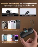 ⁦باور بانك صغير 5000 مللي امبير في الساعة⁩ - الصورة ⁦4⁩