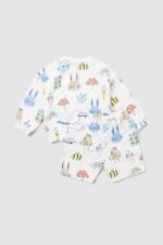 ⁦بلو زوو طقم شورت وسويت شيرت للبنات الصغيرات⁩ - الصورة ⁦4⁩