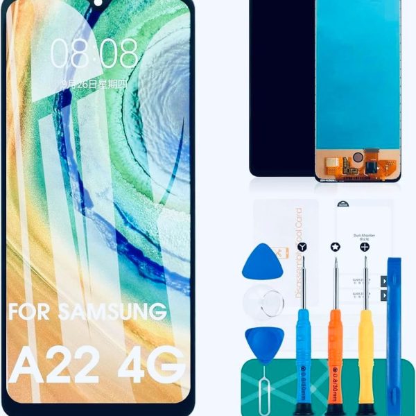 شاشة LCD اصلية من سام.A22.4G.LCD. IOS.ANDROID UK LCD بجودة عالية مع شاشة لمس ساطعة وسريعة