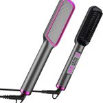 فرشاة فرد الشعر من بي سي ام سي زد سي دي سي، مكواة شعر مع مشط مدمج، طلاء سيراميك تورمالين، تسخين سريع واعدادات درجة حرارة 80 الى 230 درجة مئوية. فرشاة فرد الشعر لتصفيف الشعر في المنزل