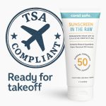 ⁦كورال سيف لوشن السفر الواقي من الشمس بعامل حماية من الشمس 50 من ريف - متوافق مع قانون الشعاب المرجانية 104 المكسيك وهاواي، قابل للتحلل البيولوجي والزنك وفيتامين E والاوكسي بنزون والاوكتينوكسيت، مقاوم⁩ - الصورة ⁦2⁩