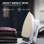 ⁦كليكون مكواة جافة 220-240 V ,ابيض - CK2132⁩ - الصورة ⁦2⁩