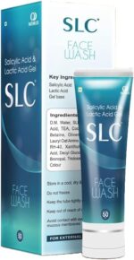 غسول الوجه من اس ال سي - غني بحمض الساليسيليك وجل حمض اللاكتيك للبشرة المعرضة لحب الشباب - 50 غرام