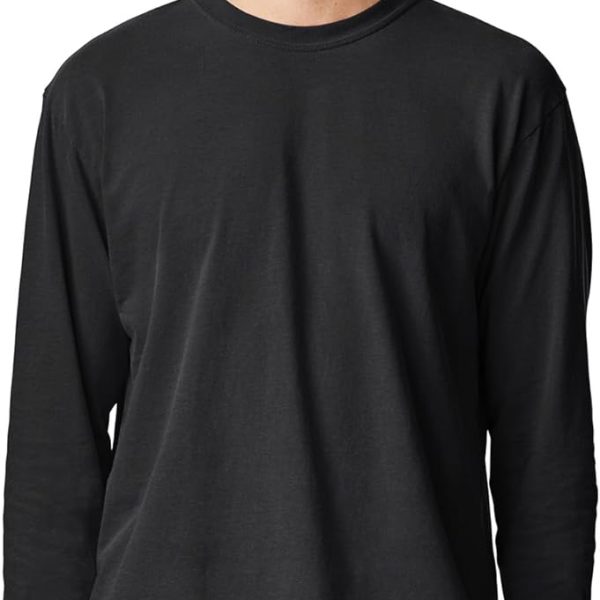 كومفورت كلزر تي شيرت بأكمام طويلة للكبار، أزرق التنوب، مقاس S