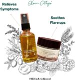 ⁦اوليومك كوتيج حزمة العناية بالبشرة للرقع الصغيرة على الجسم للاكزيما والصدفية والتهاب الجلد | تحتوي على زيت ترميم وكريم علاجي فائق | يقلل من الحكة ويهدئ التوهج⁩ - الصورة ⁦4⁩