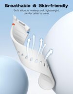 ⁦سوار رياضي لساعة سامسونج جالاكسي 8 مقاس 40 ملم و44 ملم وجالاكسي ووتش 8 كلاسيك 46 ملم، سوار بديل من السيليكون الناعم للرجال والنساء⁩ - الصورة ⁦4⁩