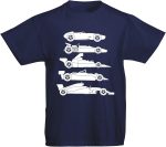 ⁦تي شيرت رجالي ايفوليوشن اوف ذا فورميولا اف كار 1 ون⁩ - الصورة ⁦3⁩