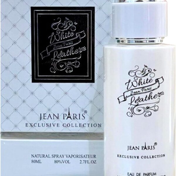 بخاخ او دي بارفان وايت ليذر للجنسين من جين باريس | مجموعة حصرية تدوم طويلا | 80 مل (2.7 اونصة)