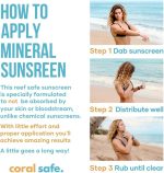 ⁦كورال سيف لوشن السفر الواقي من الشمس بعامل حماية من الشمس 50 من ريف - متوافق مع قانون الشعاب المرجانية 104 المكسيك وهاواي، قابل للتحلل البيولوجي والزنك وفيتامين E والاوكسي بنزون والاوكتينوكسيت، مقاوم⁩ - الصورة ⁦5⁩