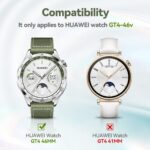 ⁦تي تيرسيلي 【عبوة من 3 قطع】 شاشة حماية من الزجاج المقوى لساعة هواوي جي تي 4 مقاس 46 ملم⁩ - الصورة ⁦2⁩